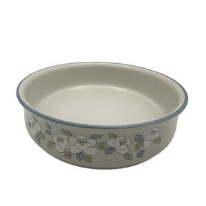 Chantilly Stoneware Fleur de Lune 9” Round Baking & Serving Dish